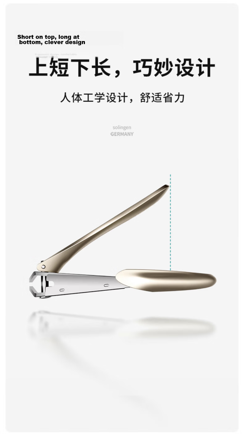 MR.GREEN German Anti-Splash Nail Clipper, Single Medium And Small Sizes, Imported Stainless Steel, Mr-1138PR 9