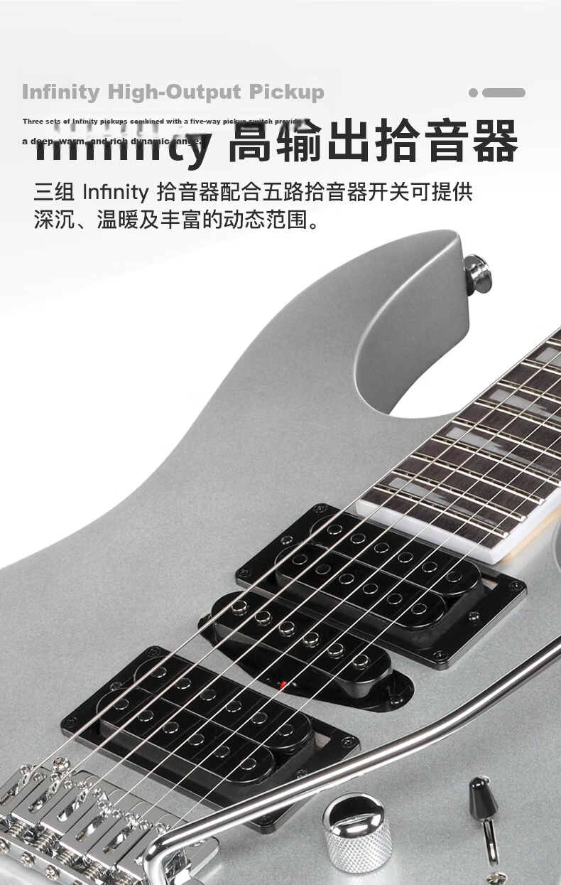 IBANEZ GRG170DX Electric Guitar for Beginners, Students, Entry-Level Practice And Performance, BKN Black 6