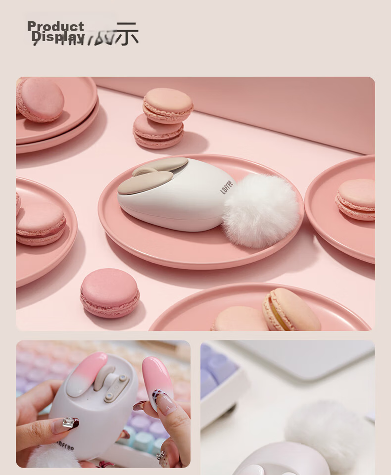 LOFREE Small Blade Rose Mouse, Wireless Bluetooth, Multifunctional for Computer, Laptop, Office And Home Use 11