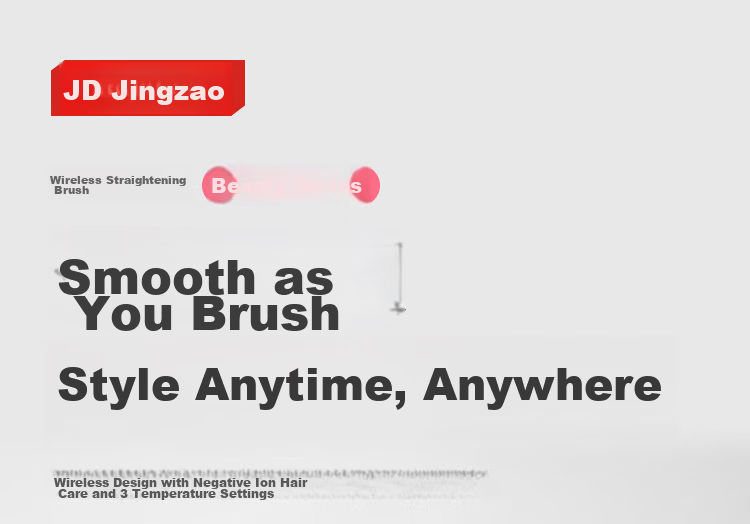 JD Jingzao S1 Straight and Curl Dual-Use Hair Curler for Men 2 Billion Negative Ions Volumizing Flat Iron Hair Styling Tool 13MM Ultra-Narrow Plate Cool Black Gift for Boyfriend 2