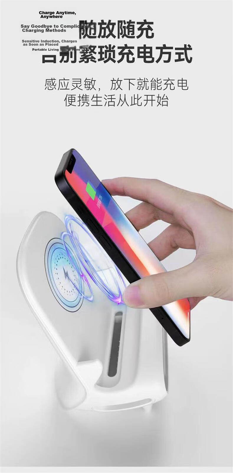 Zitai Baked Paint Magnetic Ring, MagSafe Magnetic Adhesive Patch, Ultra-Thin Magnetic Suction Cup, Car Holder, Wireless Charging for IPhone 18/17/16/15, Compatible with Android/iOS 3