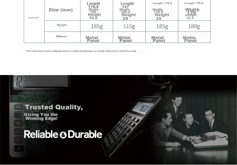 CASIO Business Calculator Classic Large Desktop Office Supplies Gray DX-120 12