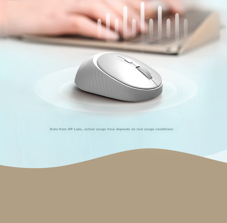 HP M251SE Wireless Quiet Mouse Compact and Portable Elegant And Stylish for Office And Home Use Suitable for Laptops And Desktop Computers Unisex Mouse Design Guan Ye Nai Cha Color 19