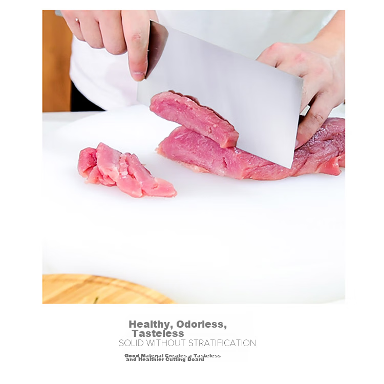 Universal Round Cutting Board 48x5cm Thickened PE Commercial Meat and Vegetable Chopping Board Plastic Butcher Block 8