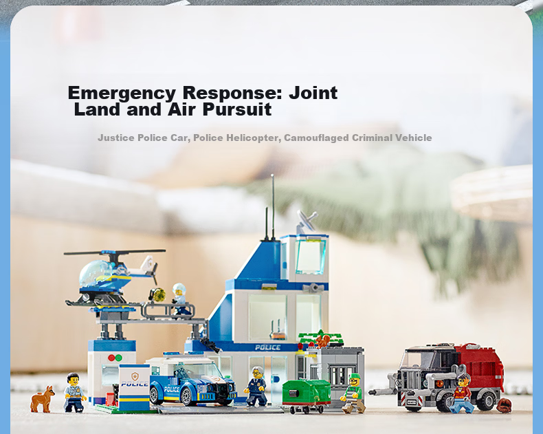 LEGO City Building Blocks 60316 Modern Police Station Kids Boys Girls Toy Birthday Gift 2