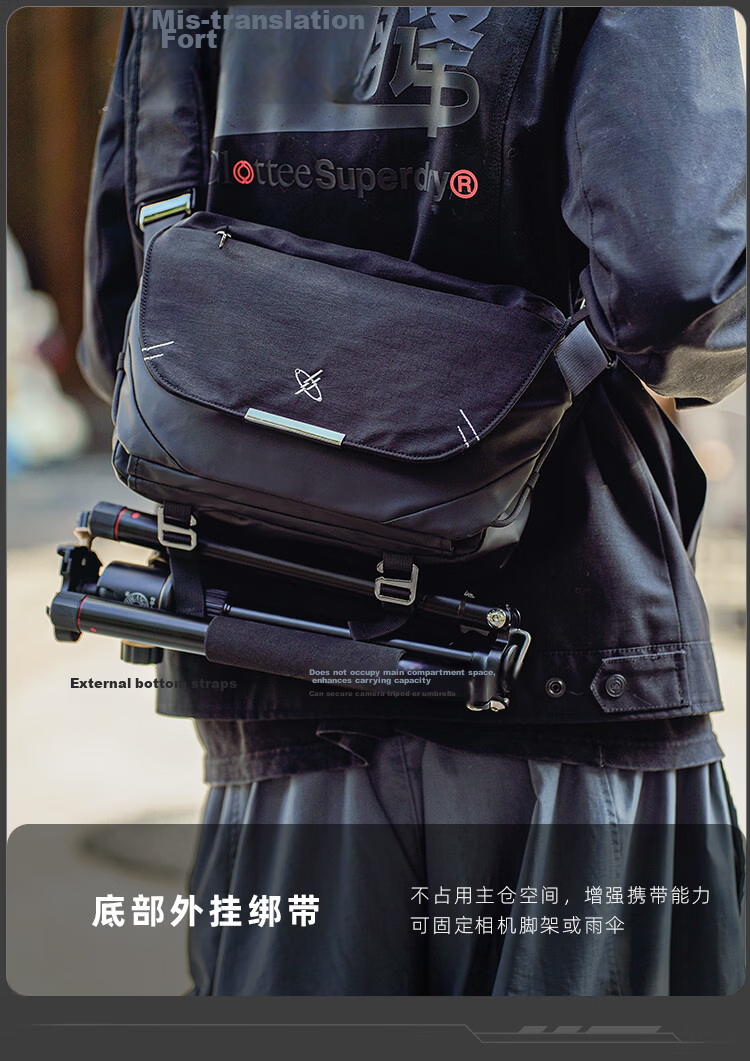 GYXX Star Trace Crossbody Bag, Unisex Shoulder Functional Chest Bag, Sports Casual Commuter Backpack, Trendy Large Capacity Tablet Messenger Bag 16