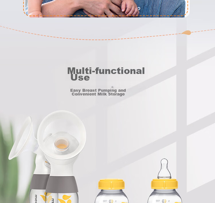 Medela Electric Breast Pump, Smart Single-Sided Anti-Backflow Comfortable Massage, Breastfeeding, Easy All-In Electric Breast Pump 7