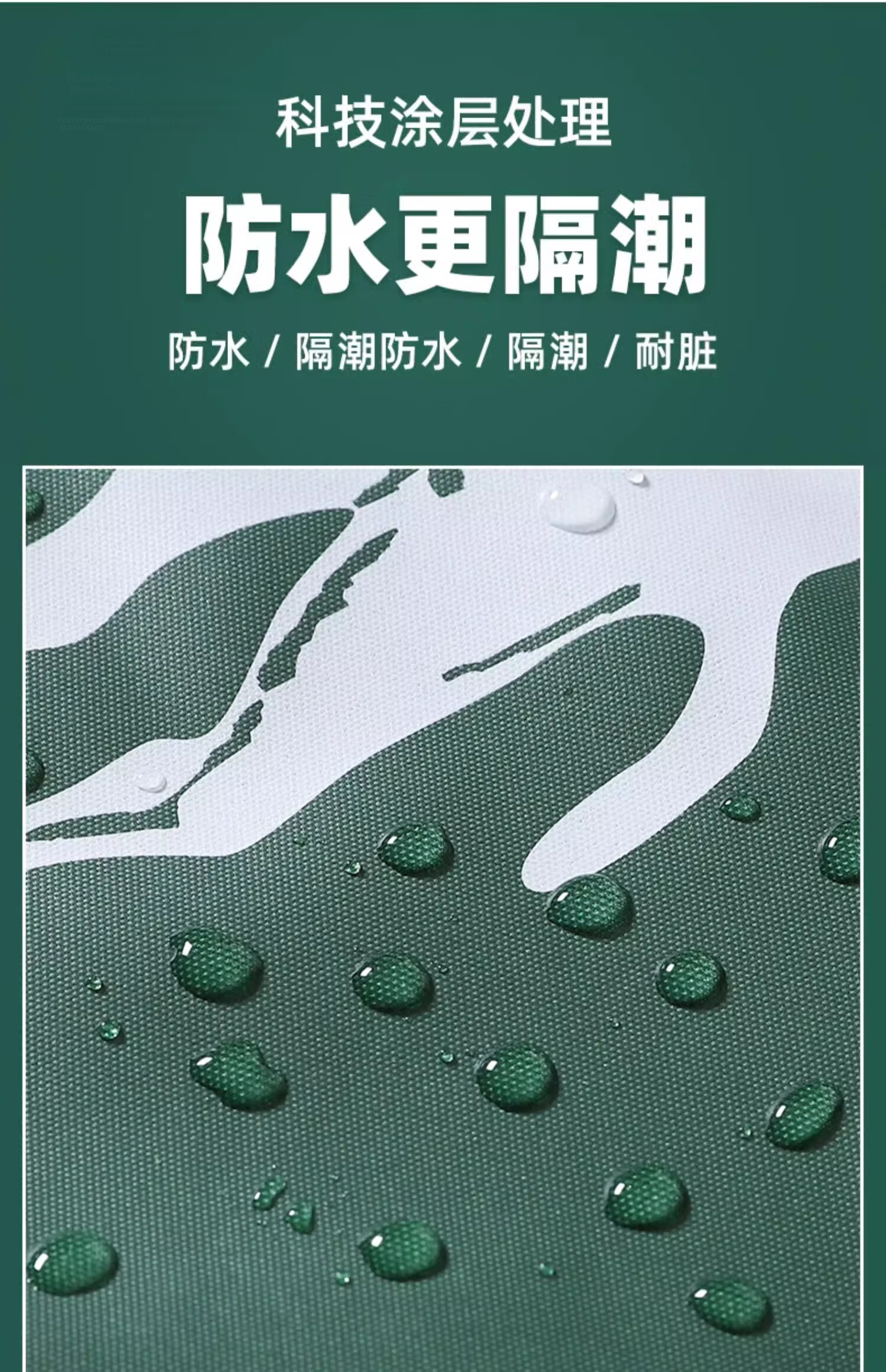 CAMEL Outdoor Ground Mat Tent Camping Mat Thickened Waterproof Wear-Resistant Picnic Mat Oxford Cloth Moisture-Proof Ground Sheet 8