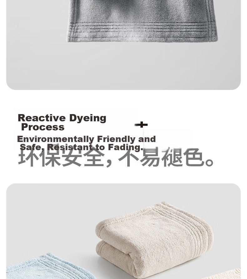 Wuyinliangpin Chenille Hand Towels, 2 Pack, Cute Antibacterial Non-Shedding Hand Towels for Kitchen And Bathroom, Gray And White 16