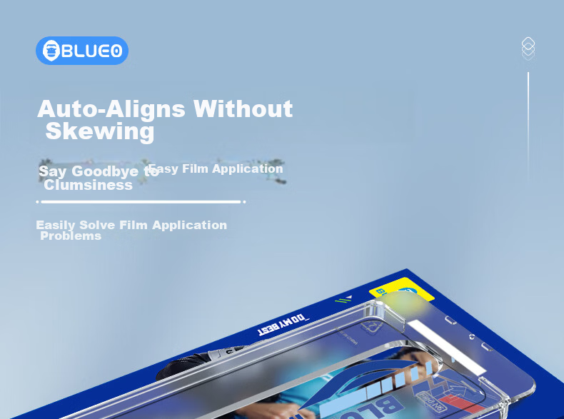 BLUEO Original Clear+ New Space Capsule OPPO Find X9 Ultra Screen Protector Tempered Glass Anti-Static Anti-Drop Dust-Free Film 4