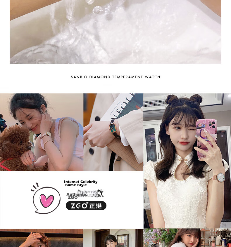 Hello Kitty Sanrio Carousel Watch for Girls Students High School Birthday Children's Day Gift for Girls Girlfriend 13