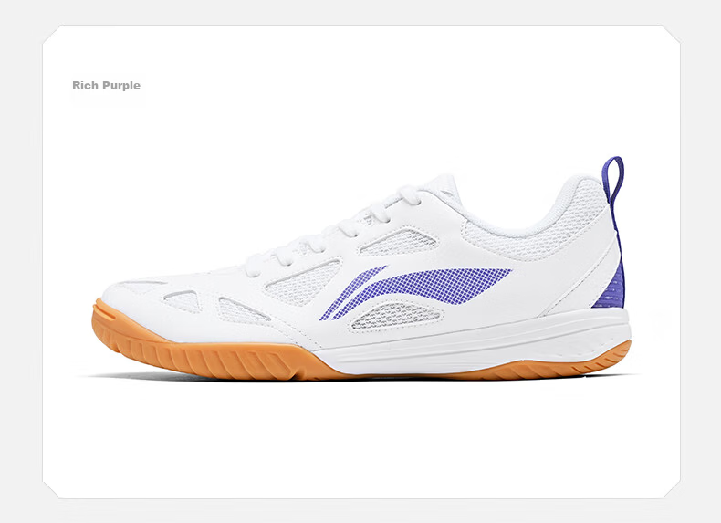 Li-Ning Table Tennis Shoes for Men And Women, Wang Chuqin Fan Edition, National Team Style, Non-Slip, Shock-Absorbing, Wear-Resistant, Training Sports Shoes 11