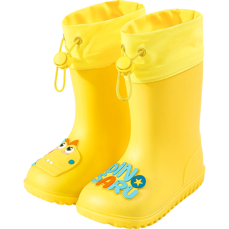Tiantianzi Kids Rain Boots Waterproof Non-slip Wear-resistant Cartoon Rain Shoes for Boys and Girls Age 3-6 Kindergarten JD Self-operated