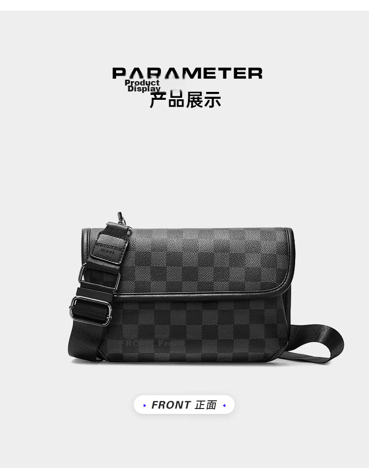 Mark Fairwhale Luxury High-End Crossbody Shoulder Bag Men's Commuter Backpack Chest Bag Portable Small Phone Bag Small Shoulder Bag 14