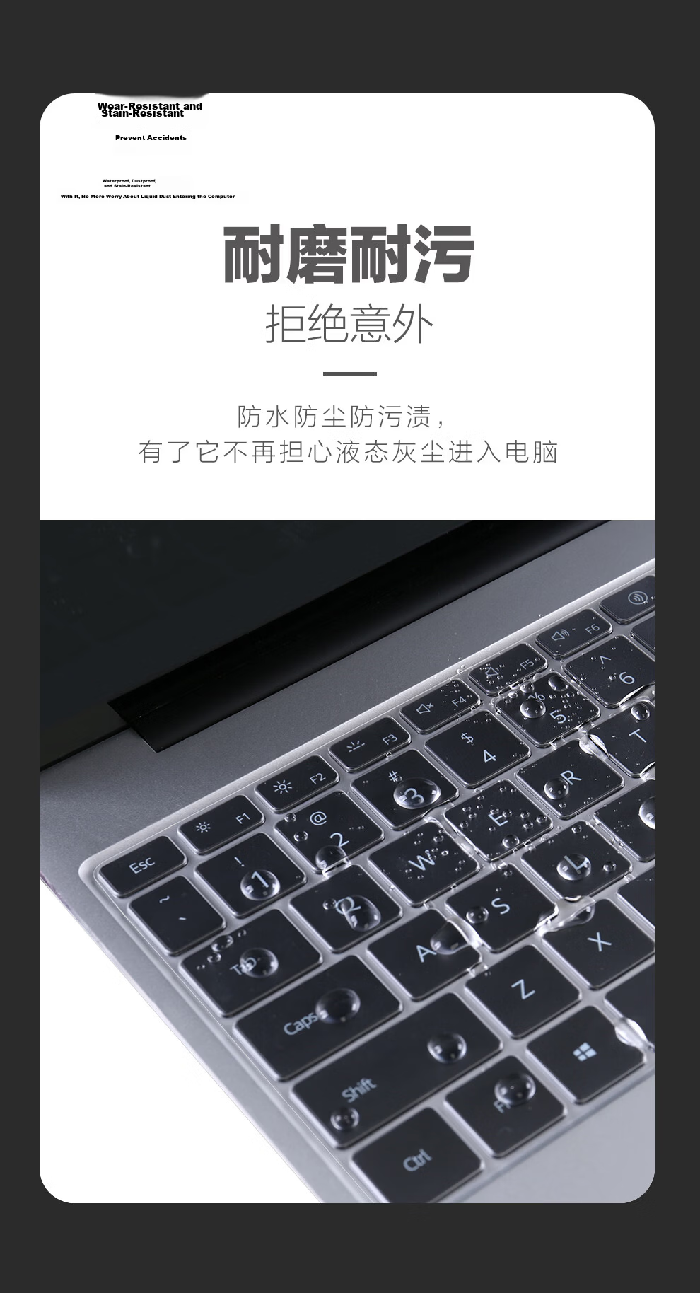 Jichuan Huawei MateBook X Pro Keyboard Cover 2021 Model, 13.9-Inch Laptop Keyboard Protector, TPU Ultra-Thin Transparent Invisible Dust-Proof Film, Waterproof Cover 7