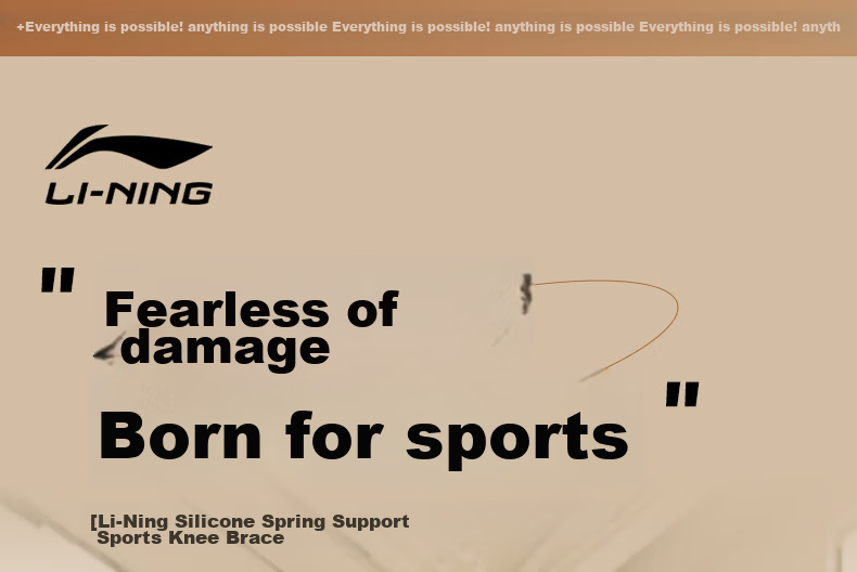 Li-Ning Knee Pads for Sports, Running, Meniscus Protection, Professional Basketball Knee Guards, Badminton Knee Support, Hiking Patellar Strap for Me 1
