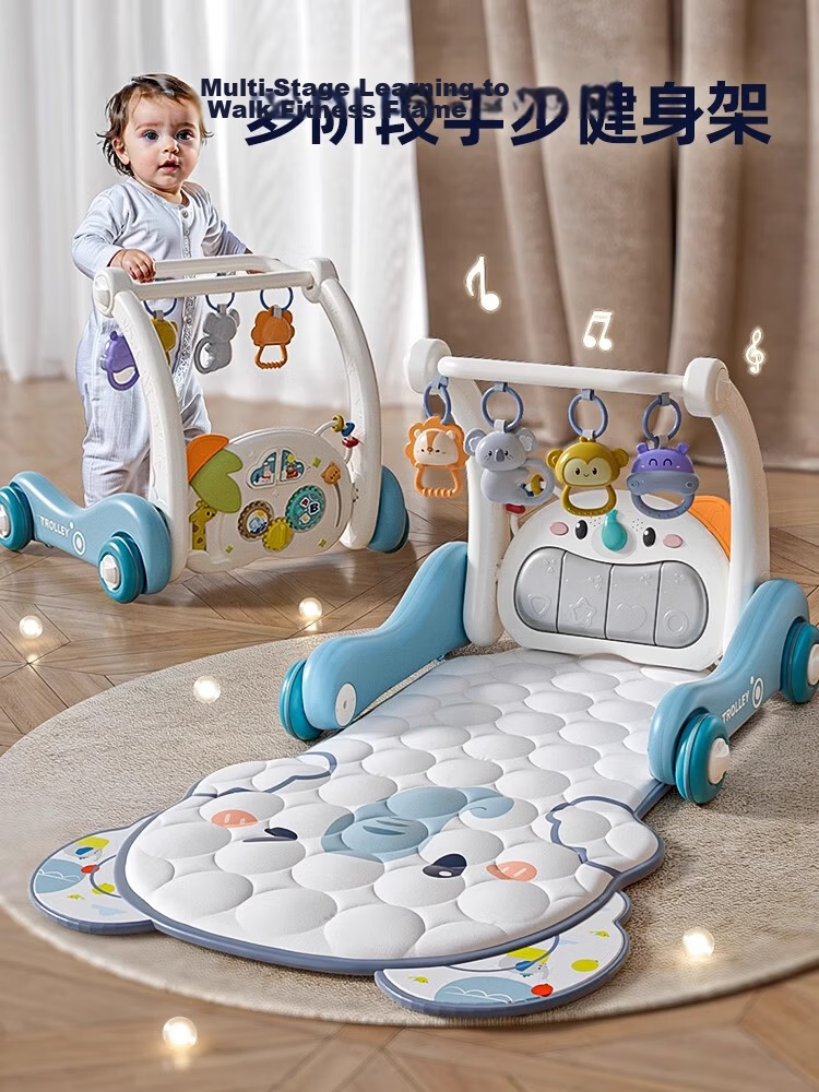 AoZhiJia Children's Toys, 1-3 Years Old Baby Walker, Push Cart, Game Table, First Birthday Gift Box, 1-Year Baby Birthday Present 2