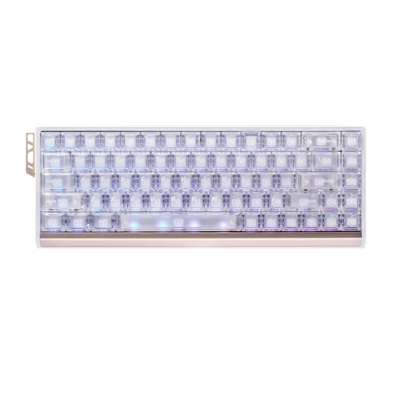 ATK68RX Magnetic Axis Keyboard Wired Single-Mode Customizable Esports Valorant Frosted Translucent Keycaps RT Mode 68-Key Gaming Office Mechanical Keyboard Pink - Mixed Yuan Switch