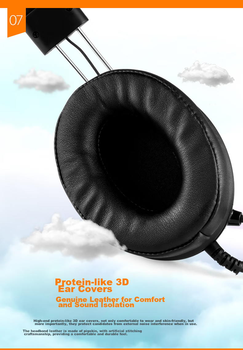 DANYIN D9000 English Speaking And Listening Test Headset Computer Earphones for Human-Computer Dialogue, College Entrance Exam, Wired with Microphone, Online Class Noise Reduction Recording 3.5mm Dual Plug 10
