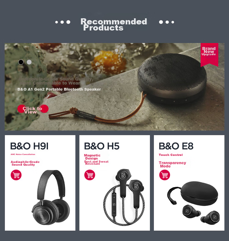 B&O A1 Third Generation Bluetooth Speaker, Wireless Portable Speaker, B&O A1 Second Generation Upgrade, Outdoor Dustproof Desktop Speaker, Natural Aluminum, Mid-Autumn Festival Gift [Gong Jun Endorsement] 1