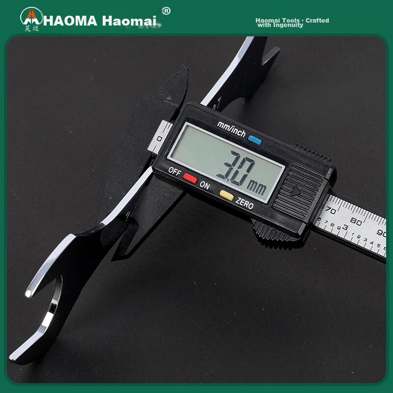 Haomai 3mm Ultra-Thin Mirror Double-Ended Open Wrench 30x32mm HM-633032 3