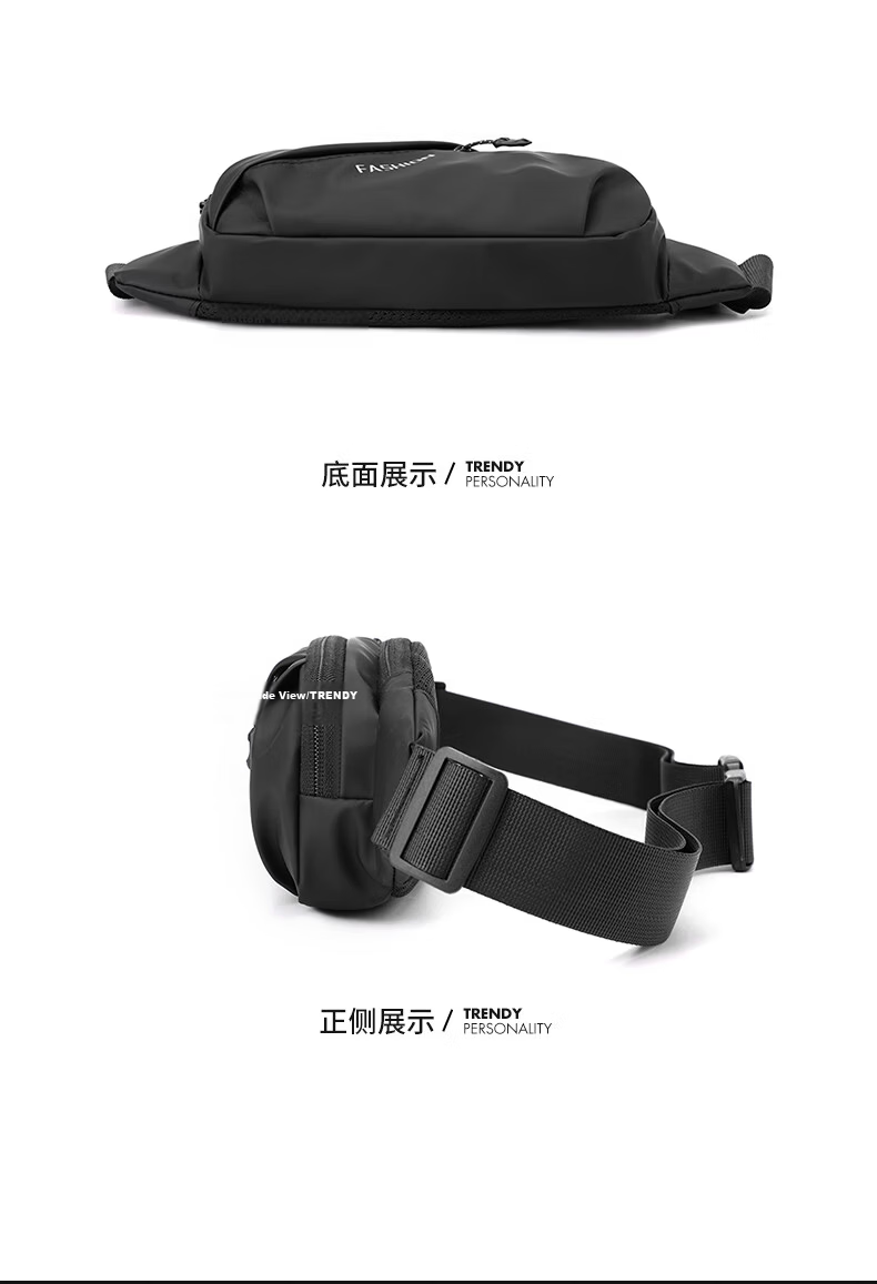 Half Cigarette Men's Single Shoulder Bag Trendy Cycling Outdoor Crossbody Mini Waist Bag Casual Lower Back Bag Student Sports Chest Bag Gift 15