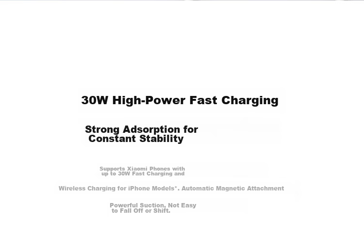 MI 30W Magnetic Wireless Charger for MI 15/15 Pro Series Compatible with 15 Ultra 3