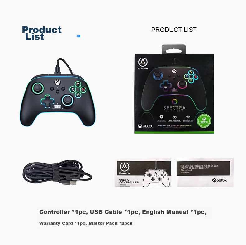 PowerA Xbox Official Authorized Xbox One Xbox Series X|S Wired Controller with Back Buttons for Assassin's Creed Valhalla, FIFA 24, Monster Hunter Rise 26