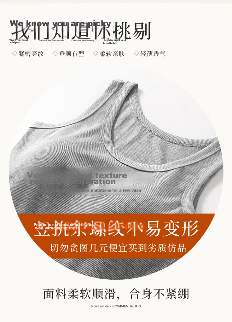 LangSha Women's Camisole Tank Top with Built-In Bra Pads, 10A Antibacterial, Wearable As Outerwear Or Inner Layer, Sports Ribbed Undershirt 2