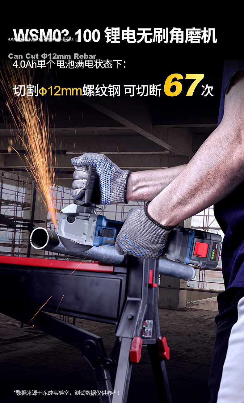 Dongcheng 20V Industrial Brushless Cordless Rotary Hammer WCKIT10B Impact Drill Jackhammer Electric Drill Lithium Angle Grinder Tool 7