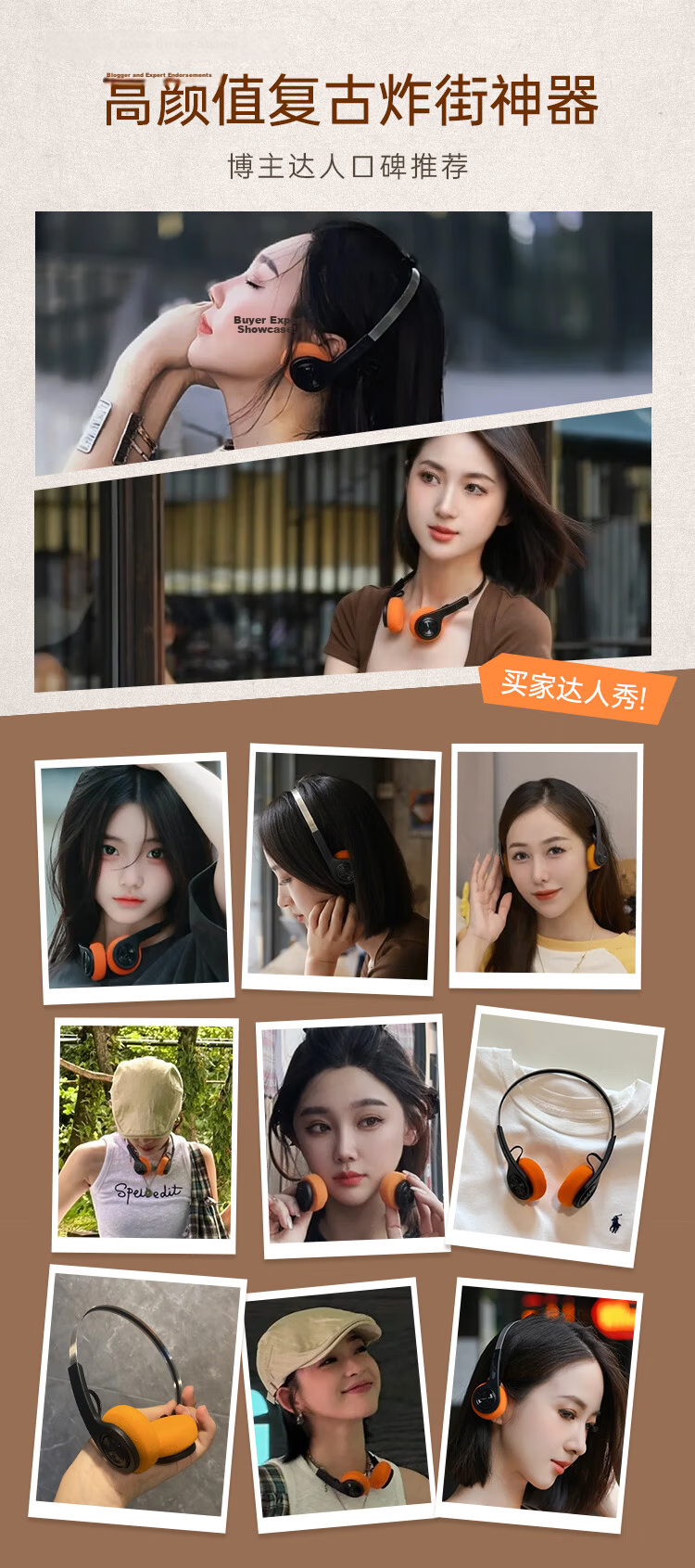 JLab Rewind 2 Retro Over-Ear Headphones Stylish Digital Lightweight Compact High-Quality Wireless Bluetooth Music Headset 520 Gift Black 1