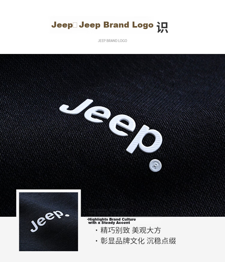 JEEP Men's Hoodie Jacket Spring Autumn Loose Casual Zip-up Trendy Sportswear Gray 5XL 4