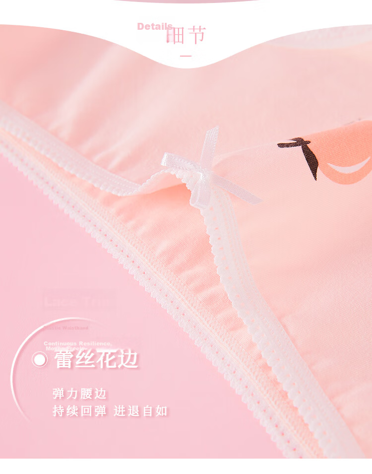 LangSha Kids Girls Summer Comfortable Breathable Mid-Large Child Student Baby Girl Triangle Briefs 3-Pack Size 160 13