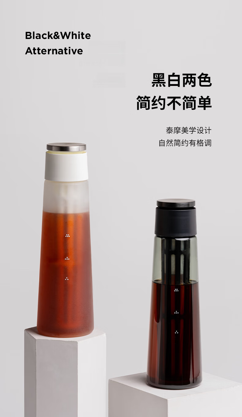 Timemore Ice Drip Cold Brew Coffee Maker Cold Brew Coffee Pot Fruit Tea Cold Brew Bottle Cold Brew Cup 600ML 11