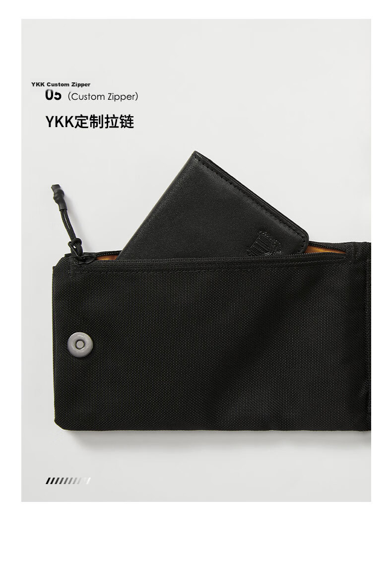 SANWA Shoulder Crossbody Bag for Women, Phone Pouch for Men, Business Dual-Phone Bag, Cordura Wear-Resistant Outdoor Small Bag, Horizontal Style in Tea Gray-Gree 15