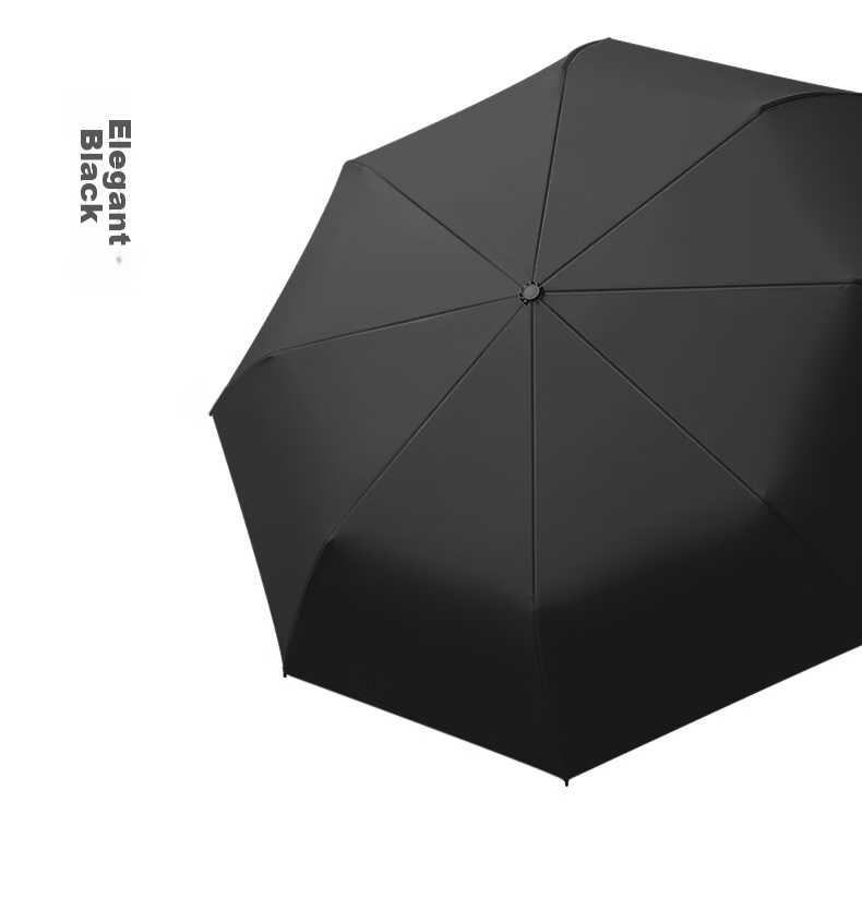 Qimaimai Large Umbrella, Three-Fold Sun Umbrella, Sunshade Umbrella for Women, Dual-Use Sun Protection Umbrella, UV Protection Folding Umbrella, Wooden Handle for Me 17