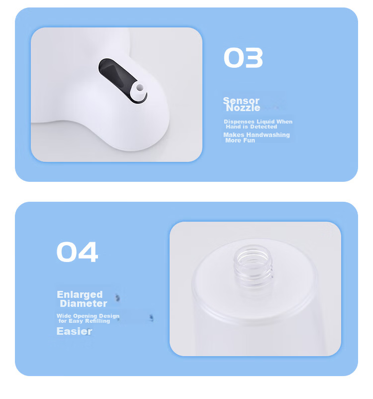 KEGOO Automatic Hand Sanitizer Dispenser with Sensor-Activated Liquid Output, Smart Drip Soap Dispenser with Refillable And Rechargeable Options K6009 15