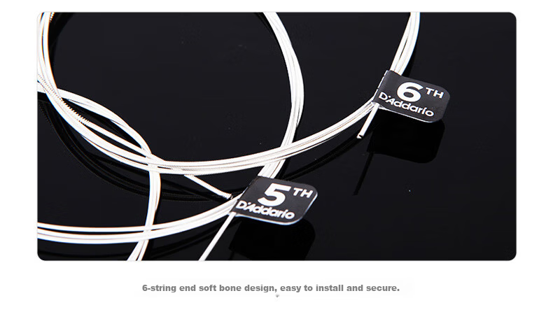 D'Addario EJ46 American Imported Classical Guitar Strings, High Tension Nylon Core Set Strings 9