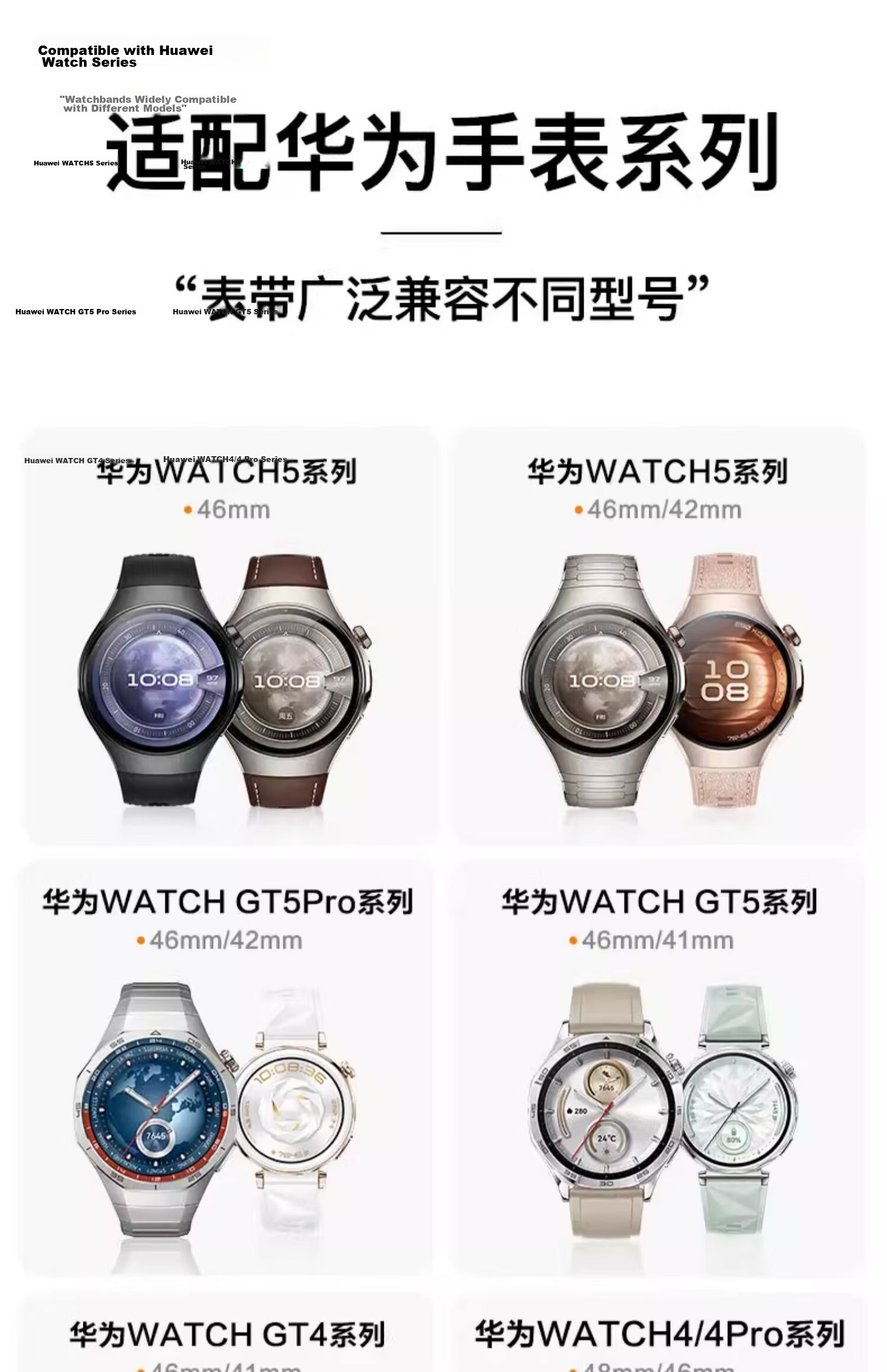 Watchbond Compatible with Huawei Watch GT7 Strap, Suitable for Watch6pro/GT6/5/4/3/Watch5/GT6Pro, Milanese Magnetic Metal Sports Style 46mm Strap 2