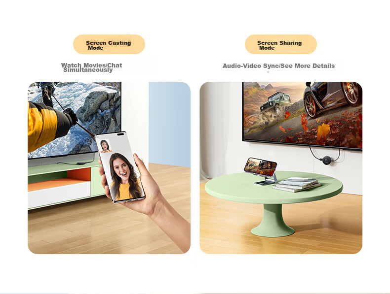 UGREEN Wireless Screen Mirroring Device for Smartphones, 4K HD Video Synchronizer, HDMI Transmitter And Receiver, Compatible with Apple, Huawei, Xiaomi Phones, Computers, TVs, Monitors, And Projectors 45169 11