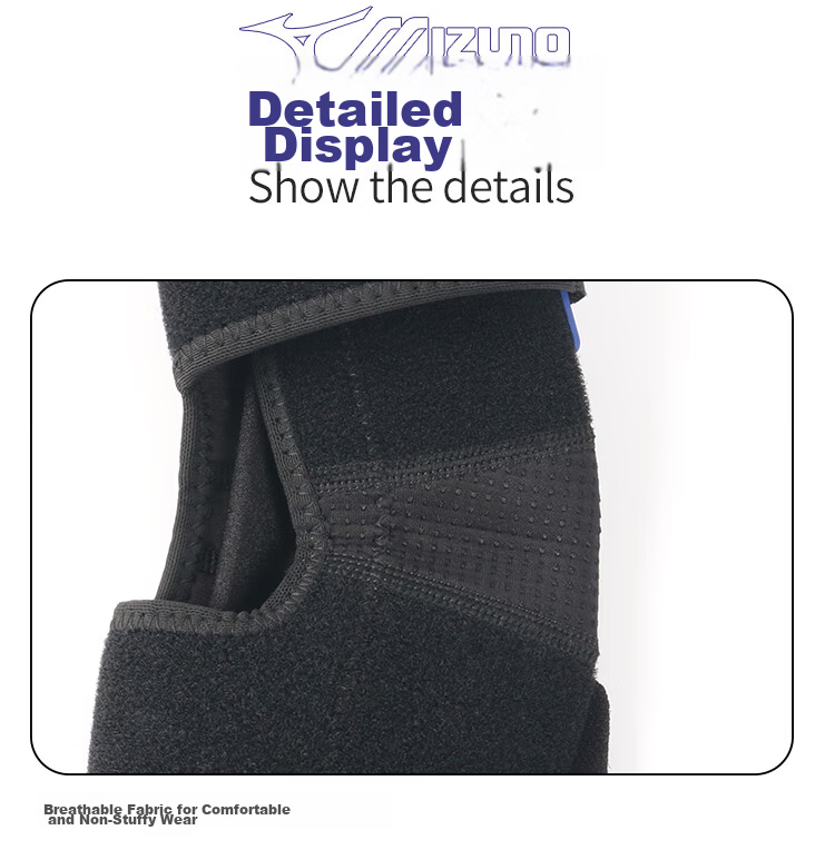 MIZUNO Open Compression Elbow Support Tennis Elbow Brace Unisex Sports Fitness Badminton Basketball Arm Sleeve 2527 Black 9