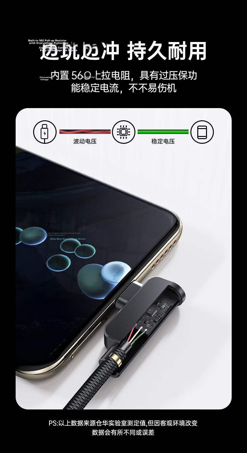 CangHua Charging Cable Type-C Data Cable, Extra Long 3 Meters, 100W/88W Super Fast Charging Cord, Suitable for Huawei Mate80/Pura70, Honor, Xiaomi Phones, Car Charger Cable 9