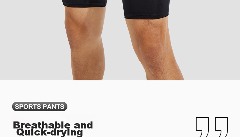LI-NING Men's Sports Shorts Compression Basketball Running Quick-Dry High Elasticity Base Layer Fitness Five-Point Training Pants 14