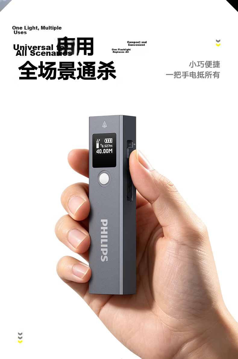 PHILIPS Headlamp High Brightness Long Battery Life Fishing Mountaineering Small Flashlight Outdoor Head-Worn Emergency Light 2