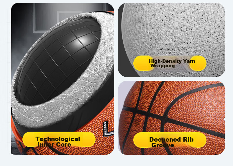 Li-Ning Basketball for Adults, Professional Competition Basketball for Teenagers Aged 12-18, Outdoor Basketball Training for Middle School Entrance Exam, Gift for Boys 5