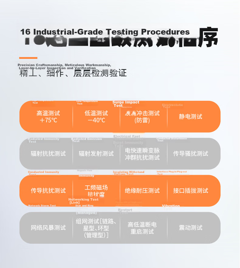 KeepLINK KP-9000 Industrial Ethernet Switch, 8-Port Gigabit Unmanaged Rail-Mounted Switch 2