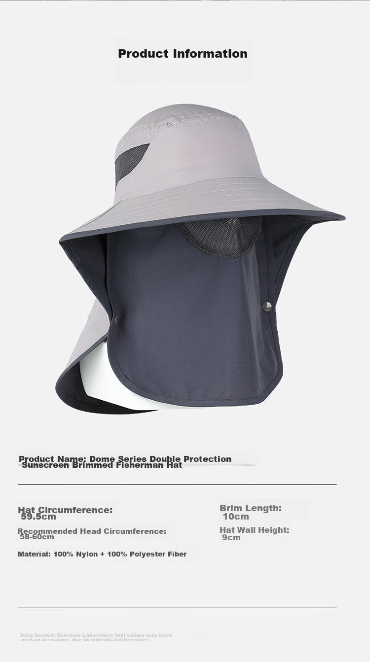 SupFire Outdoor Sunshade Hat Summer Sun Protection Hat with Detachable Face Mask for Men and Women Cycling Fishing 08 14