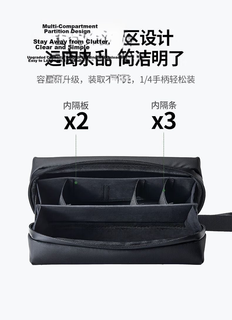 UGREEN Action 6/5 Pro Storage Case for DJI Action 4/3 Action Camera, Waterproof Shockproof Hard Shell Protective Case with Shoulder Strap Storage Box Accessory 7
