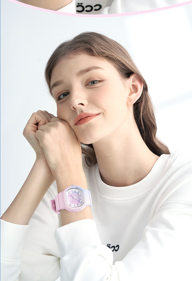 Hello Kitty [50th Anniversary Limited Edition] Watch for Female Students, Primary And Middle School Children, Birthday Gift for Girls 357 15