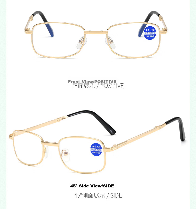 40,000 Kilometers Premium Reading Glasses for Men and Women, High-Definition Blue Light Blocking Anti-Fatigue Presbyopia Glasses for Ages 50-70 12